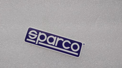 NÁLEPKA S LOGOM SPARCO 8,9 x 2,5 cm