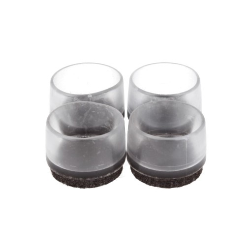 Ochranné kryty s plsťou, priemer 25 mm, 4 kusy