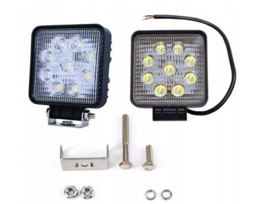 HALOGÉNOVÁ PRACOVNÁ LAMPA 9 LED SEARCH 27W 12V