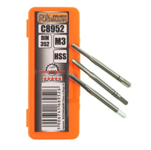 M3 METRICKÝ ZÁVIT HSSG 3KUS RICHMANN C8952