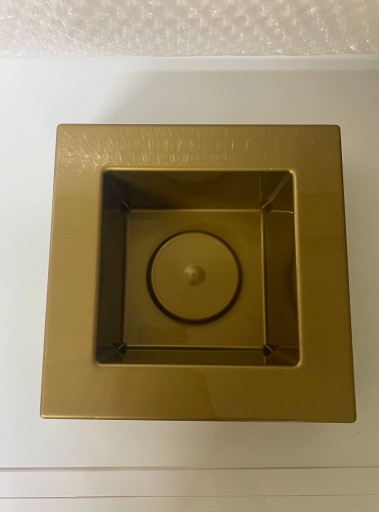 IKEBANA miska SQUARE GOLD 19,5 cm