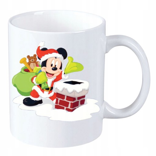 Vianočný hrnček Vianočný Mickey Mouse Pluto