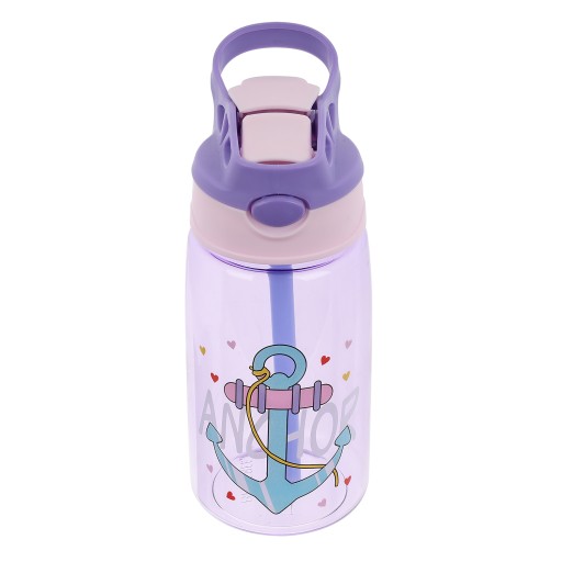 FĽAŠA SO SLAMIČKOU S HLADKOU PRE DETI 480 ml