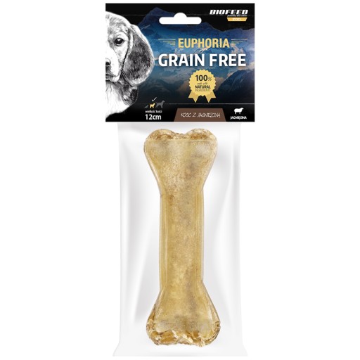 BIOFEED Prírodná kosť pre psa s jahňacím a hovädzím penisom 12 cm
