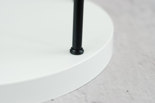 čierna trubková vsuvka M10x1 DIY loft retro lampy 30cm