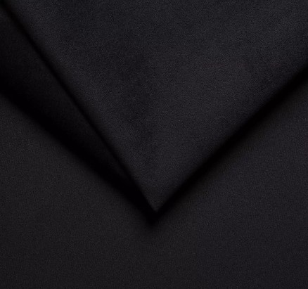 POTAHOVÁ LÁTKA plyšový materiál Trinity 565 čierna