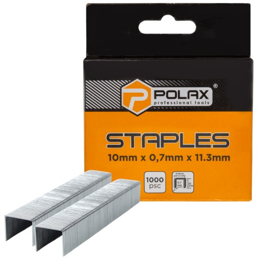 Sponky typ 53 (530/A) veľkosť 10mm POLAX - TAKER ŠTÍTKY NA ČALÚNENIE