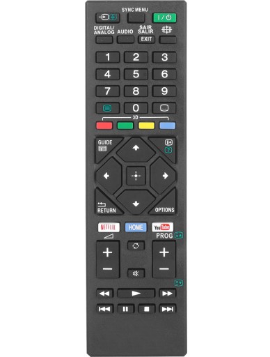 DIAĽKOVÉ OVLÁDANIE TV PRE SMART TV SONY BEZPLATNÉ BATÉRIE NETFLIX YOUTUBE