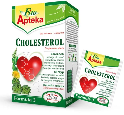 Fito APTEKA Čaj CHOLESTEROL Doplnok 20TB 40g