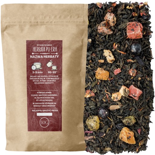 Červený čaj Pu-Erh FANTAZJA 50g CHUDNUTIE