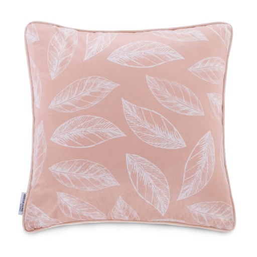 Dekoračný boho vankúš Mocca listy 45x45