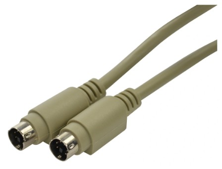 PS2 kábel pre klávesnicu myš 5m mini din 6p (4422