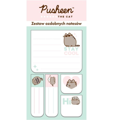 SADA NOTEBOOKOV 30K 5 KS PUSHEEN MAJEWSKI NOTEBOOK