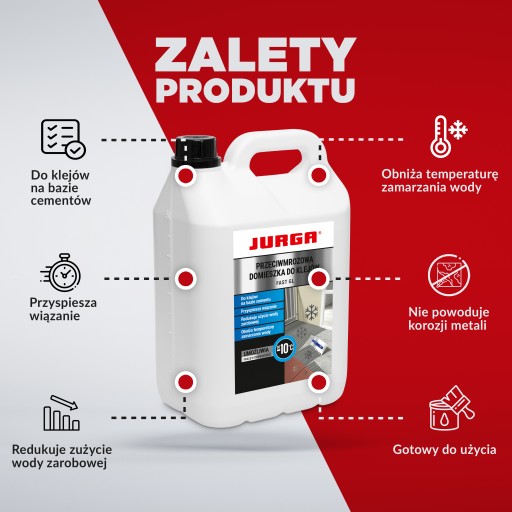 ZIMNÝ PRÍDAVOK DO LEPIDLA URÝCHĽOVAČ mrazuvzdorný JURGA 1L