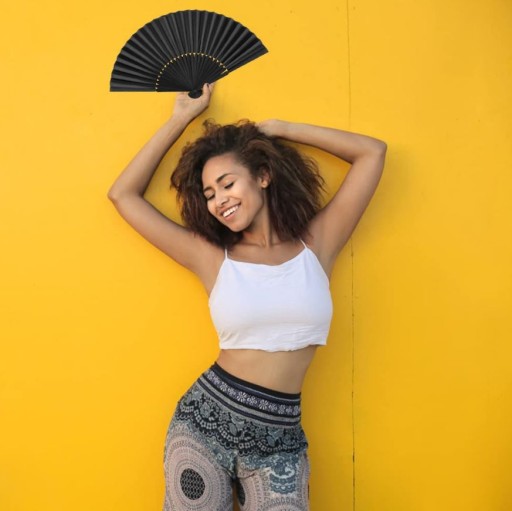 ŠPANIELSKY VENTILÁTOR ČIERNY SKLADACÍ VENTILÁTOR JAPONSKÉHO TANCE VEĽKÝ DARČEK FLAMENCO