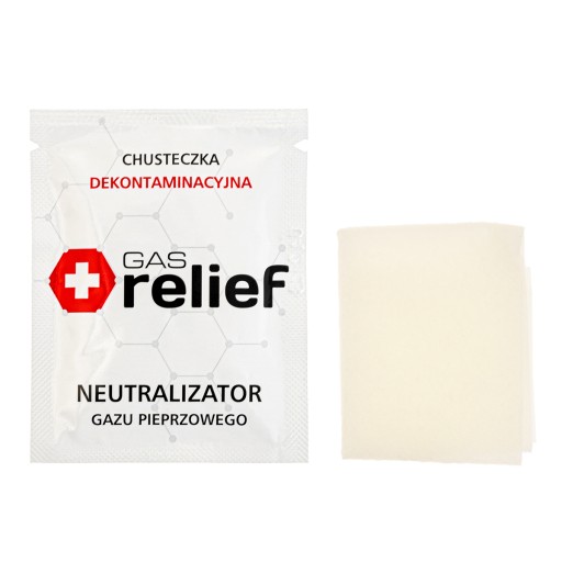 Dekontaminačná utierka, ktorá neutralizuje paprikový sprej, 4 kusy