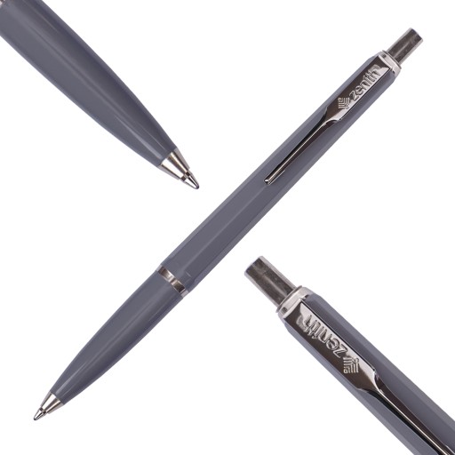 Mechanické guľôčkové pero Zenith 7 Classic mix, ŠEDÉ