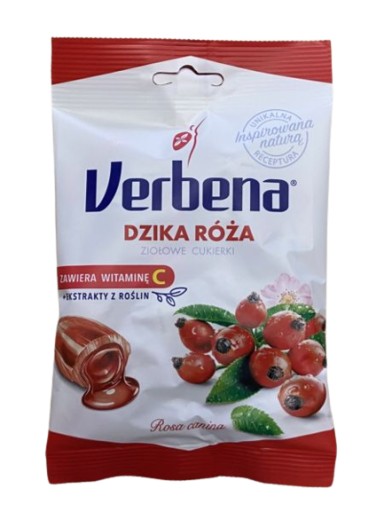 VERBENA BYLINKOVÉ CUKROVINKY divoká ruža s VITAMÍNOM C