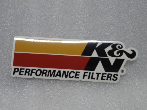 K&N KN PERFORMANCE FILTERS NÁLEPKA 13,7 x 4,6 cm