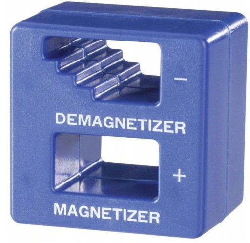 MAGNETIZÁTOR DEMAGNETIZÁTOR PRE SKRUTKOVAČKY, SKRUTKOVACIE BITKY