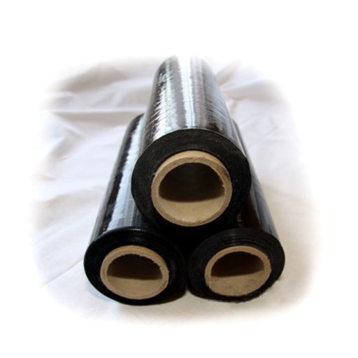 MINI STRETCH FÓLIA ČIERNA 1KG VEĽA FÓLIE