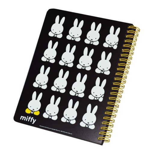 Zápisník MIFFY zajačik 80 listov ČIERNA linka