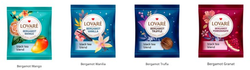 LOVARE Black Tea Set 4 príchutí 32 obálok