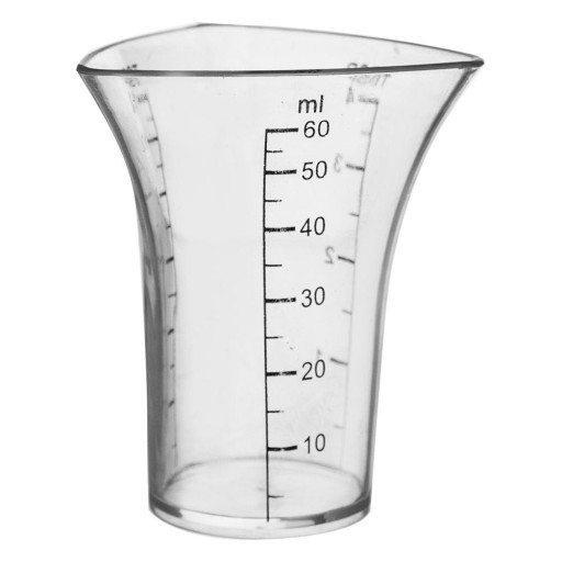 Kuchynská a barmanská mierka - sklo 60 ml Orion