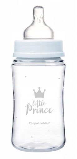 CANPOL ROYAL BABY fľaša so širokým hrdlom 240 ml