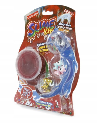 SLIME + DOPLNKY PRIPRAVENÉ GLUTEK Rôzne farby