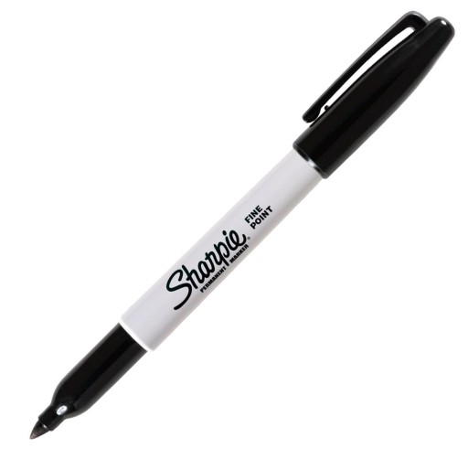 PERMANENTNÉ TETOVANIE/MAKEUP MARKER ČIERNE PERO