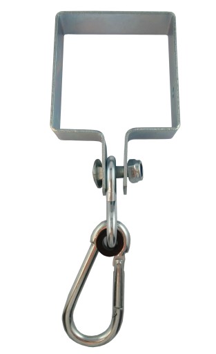UPEVŇOVACIA HÁČKOVÁ SVORKA 100MM STRIEBORNÁ