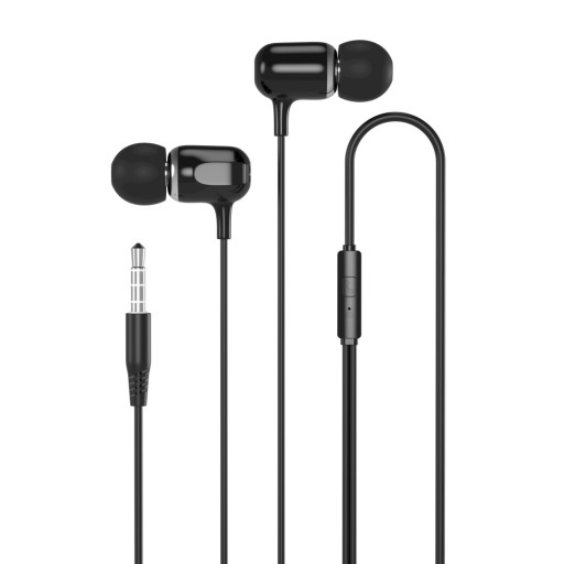 Slúchadlá s mikrofónovým káblovým káblom 120 cm Jack 3,5 mm Headset