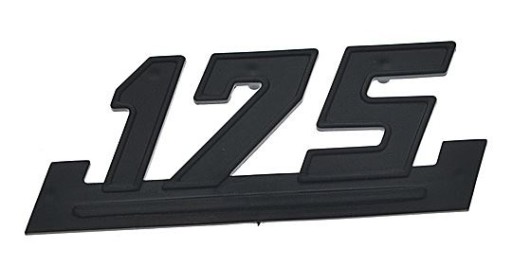 Slaninový odznak WSK 175 čierny emblémový org vzor
