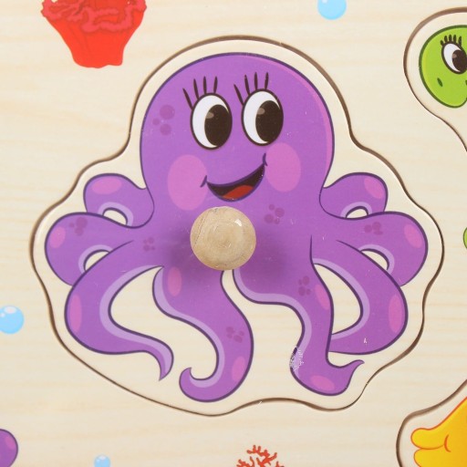 NÁUČNÉ DREVENÉ HÁDANKY HÁDANKA OCEAN RYBA