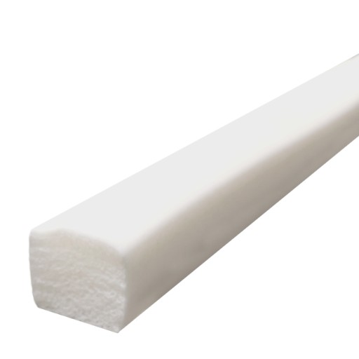 Obdĺžnikové tesnenie zo silikónovej peny 10x10mm
