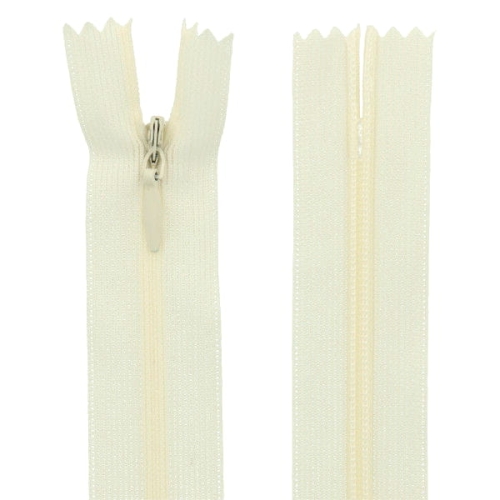 KRYTÉ Zipsy 18cm ECRU 1 ks.