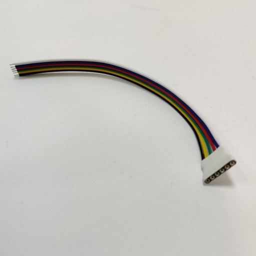 Konektor pre RGB+CCT LED pásik 6-PIN zásuvka + kábel