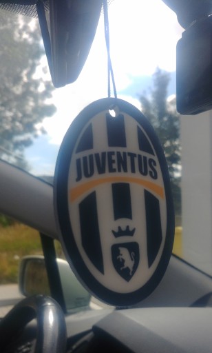 Prívesok s vôňou Juventus Turín. Vanilkový