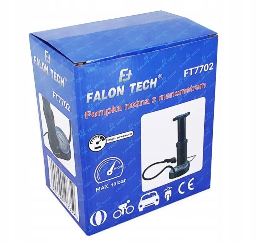 NOŽNÁ AUTOPUMPA NA BICYKEL S TLAKOMEROM
