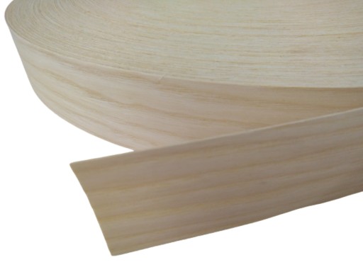 Nábytkové lemovanie, prírodná jaseňová dyha, 43x0,6-1mb