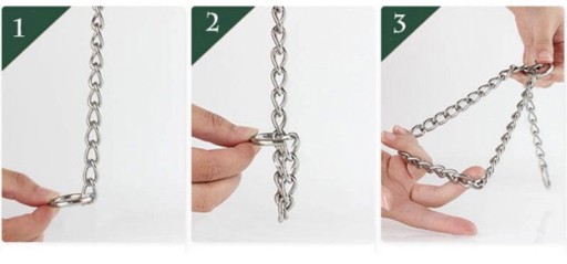 DOG CHOKE CHAIN BEHAVIORAL SHOW RING GOLIER 65cm XL