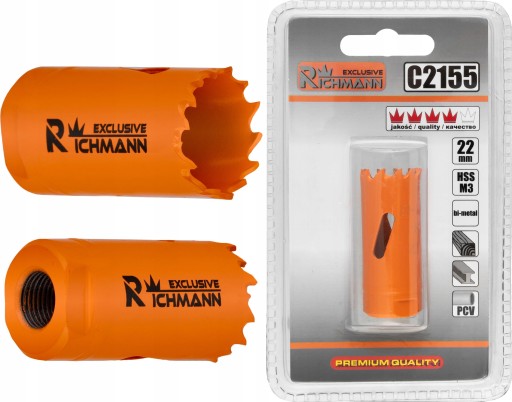 RICHMANN BIMETALOVÁ HSS OTVOROVÁ PÍLA M3 22 MM C2155