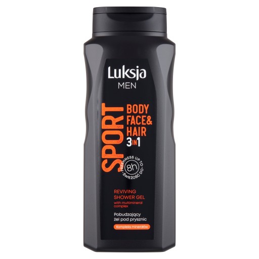 Luksja Men Sport Stimulačný sprchový gél 3v1 500 ml