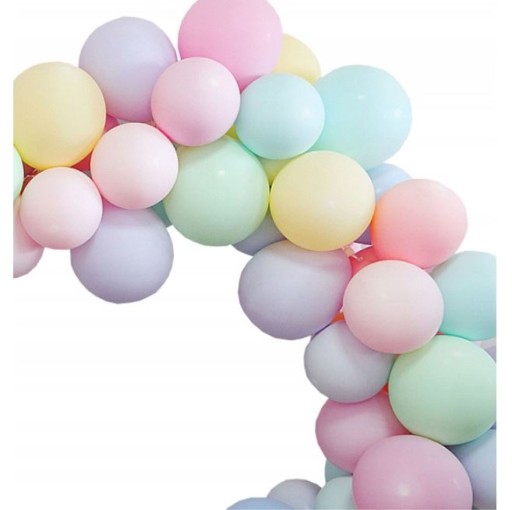 PASTELOVÉ NARODENINOVÉ BALÓNY 18-ROČNÉ KRSTNÉ SPOLOČENSTVO SVADOBNÉ SVADOBNÉ SET XL