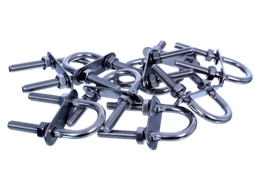 NEREZOVÁ KOMBINA A2 M6x90 mm U-skrutka INOX SVORKA