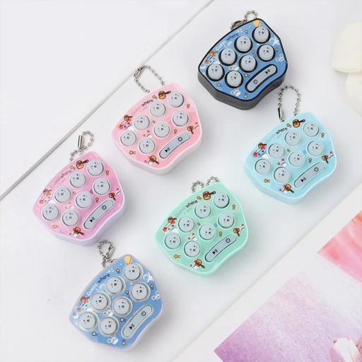 ANTISTRESOVÁ KĽÚČKA KEYRING HRA CESTOVNÁ HRAČKA TLAČ ŠKRČKA GAY