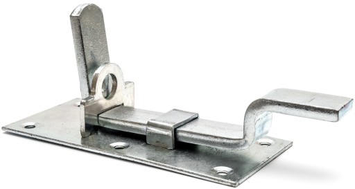 Dverová západka, západka visiaceho zámku, OHNUTÁ 130 mm