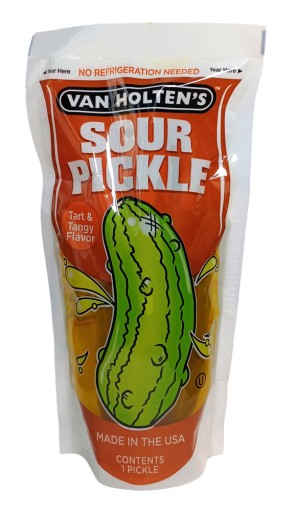 Sour Pickle-Tart & Tangy Flavor 196g Van Holten's