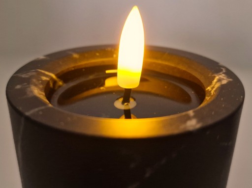 LED VLOŽKA SVIEČKY PRE SVIEČKY VLOŽKY SVIEČKY 15CM ČIERNA SVIEČKA NA BATÉRIU